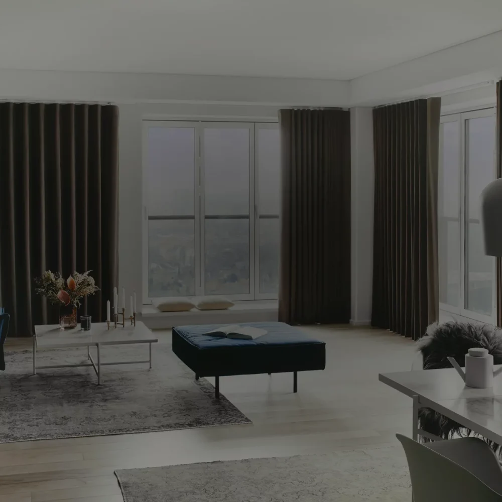 måttbeställda gardiner inomhus